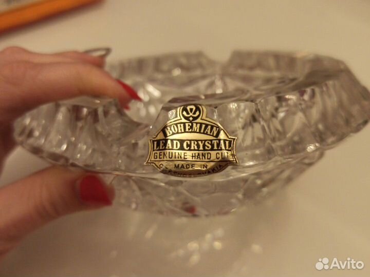 Пепельницы Чешский хрусталь