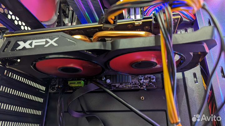 Видеокарта RX 580 8gb, охлаждение XFX