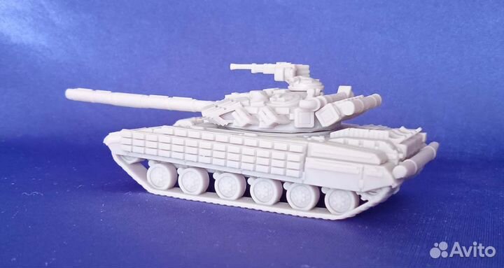 Модель танка Т-64 бв; 1/100 (15 мм)
