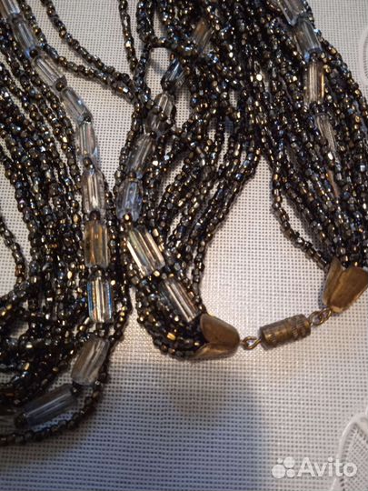 Бусы винтажные Чехословакия