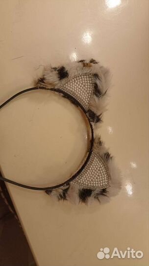 Ободок с ушками рыси