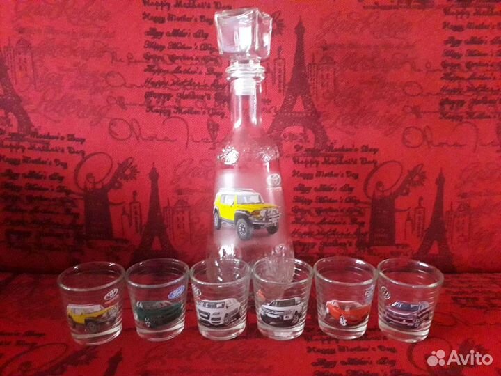 Графин с рюмками СССР