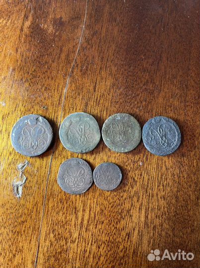 2 копейки 1757, 1758 года