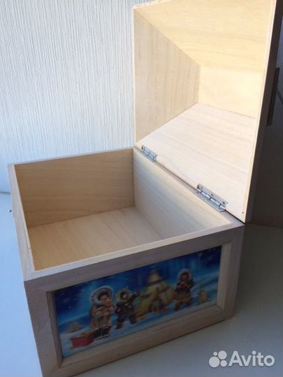 Сундучок для подарков. 31см. Новый год. Норникель