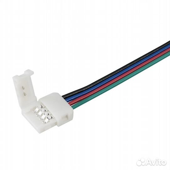 Коннектор выводной FIX-RGB-10mm-150mm-X2 (4-pin)