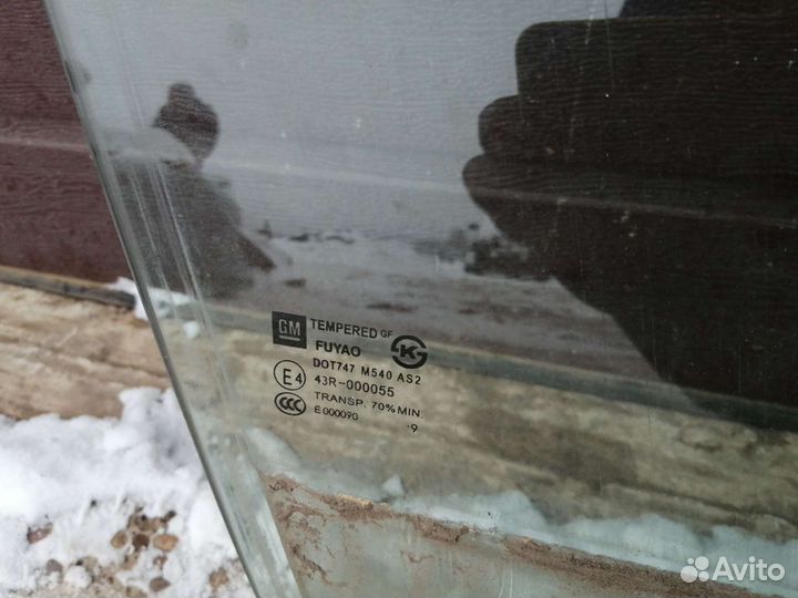 Стекло двери заднее Chevrolet Cruze хэтчбек
