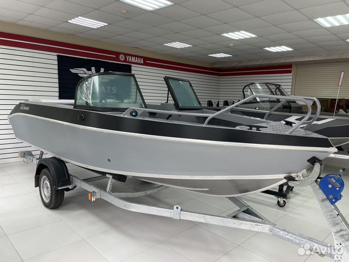 Лодка Волжанка 51 Fish + Honda 90