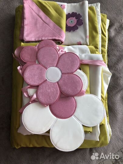 Комплект шторы и покрывало