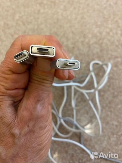 Кабель USB -microUSB магнитный, длина 1метр