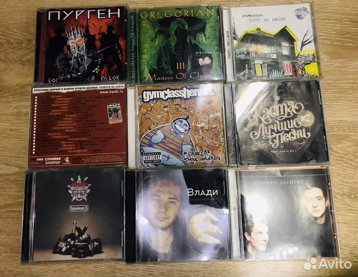 CD диски музыкальные сд рок и другое