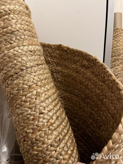 Джутовый коврик 1х1