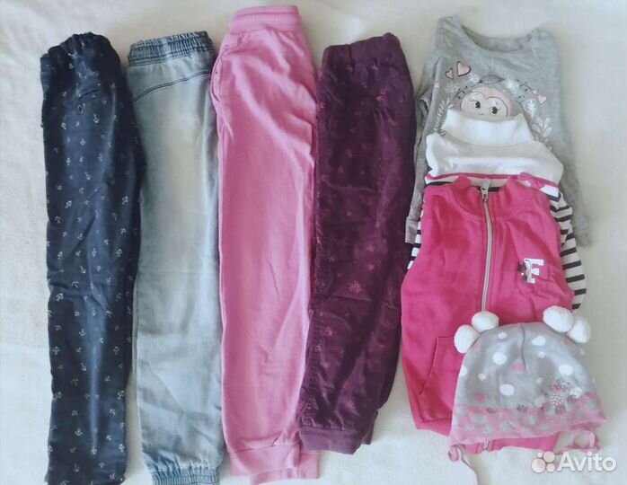 Вещи пакетом на девочку рост 110-122