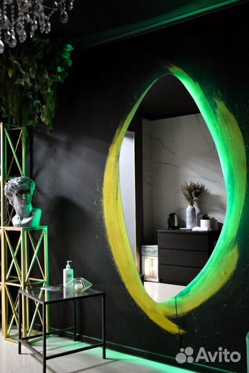 Зеркало с подсветкой любой формы и размера