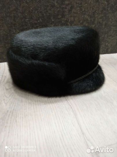 Норковая шапка мужская