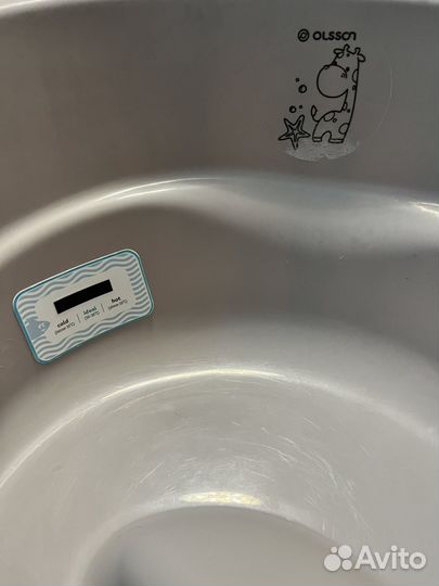 Ванночка для купания с термометром