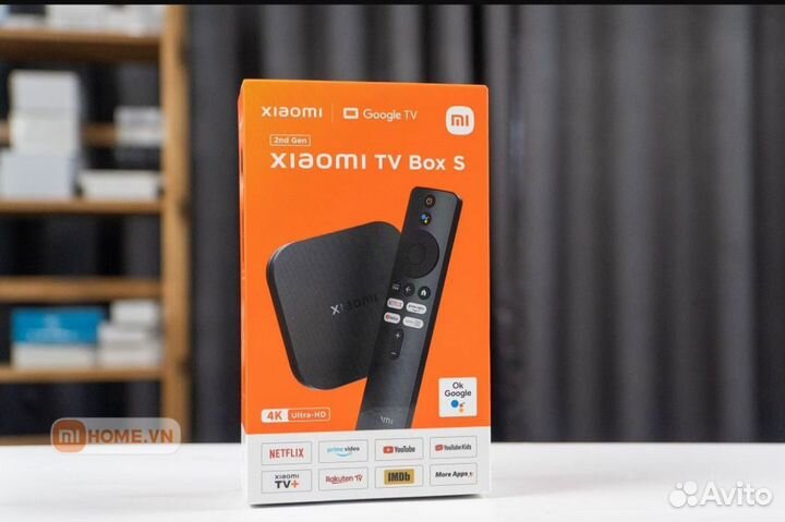 Android tv приставки xiaomi mi box s 2 nd gen