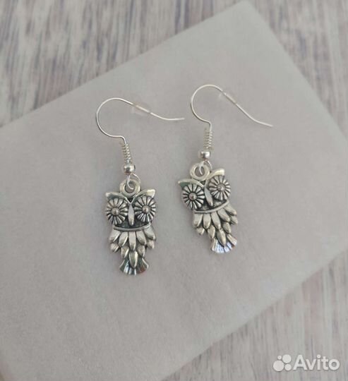 Серьги совы