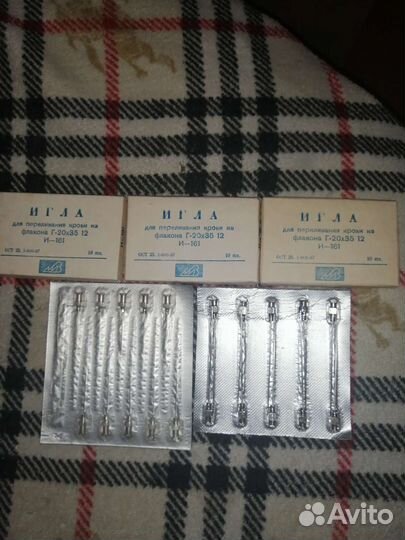 Шприц стеклянный СССР