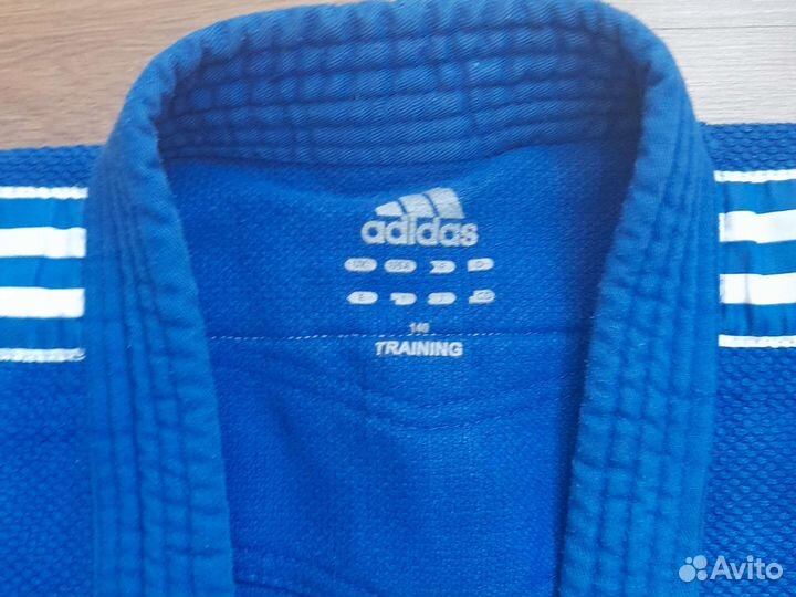 Кимоно для дзюдо adidas training, рост 140