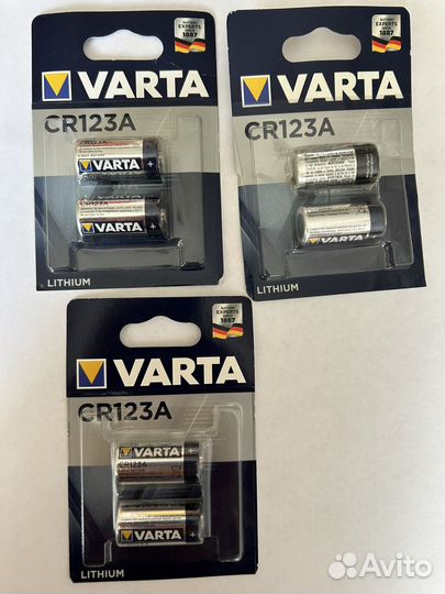 Батарейка Varta CR123 А