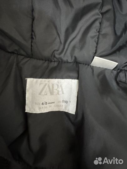 Куртка zara 110 размер на синтепоне