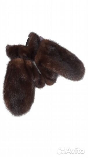 Варежки из меха норки