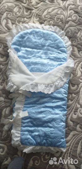 Конверт на выписку для мальчика летний