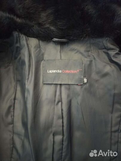 Пуховик кожаный