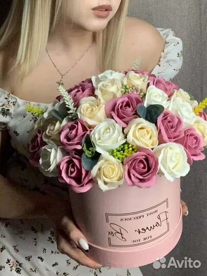 Букет Из Мыльных Роз