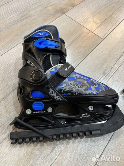 Коньки nordway детские раздвижные 30-33