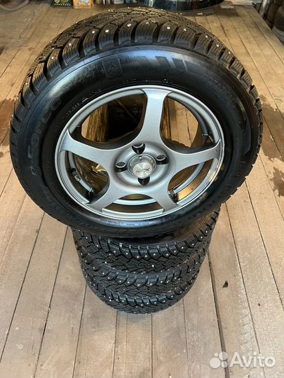 R14 Bfgoodrich G-Force Stud 175/65, PCD 4x98 DIA 15