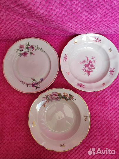 Тарелки разных заводов СССР на добор