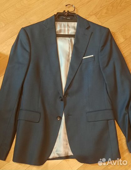 Костюм мужской синий классический Zara