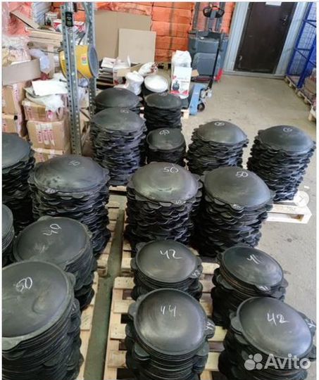 Обжигание чугунного казана / саджа