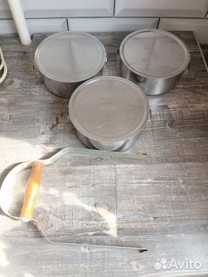 Набор кастрюль походный СССР