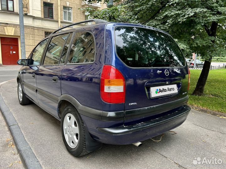 Opel Zafira 2.2 МТ, 2001, 287 000 км