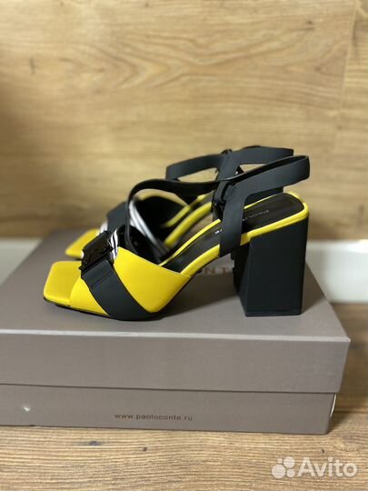 Сабо Paolo Conte натуральная кожа новые