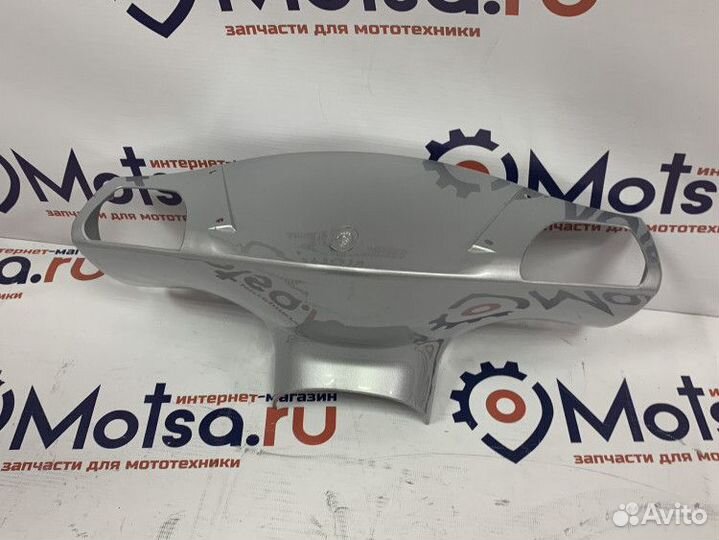 Облицовка спидометра передняя Scorpion (F2) серебр