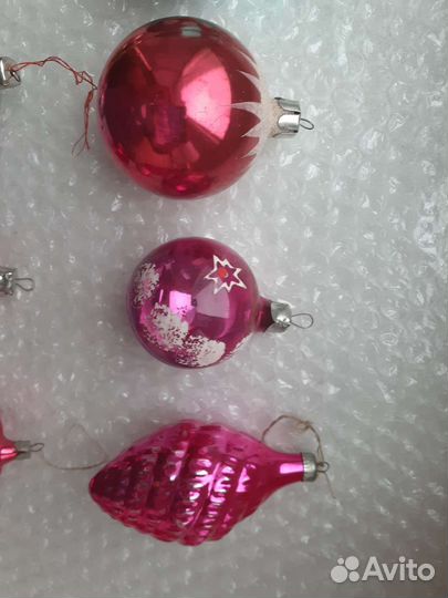 Елочные советские игрушки