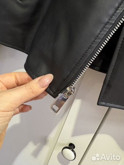 Кожаная куртка новая maag косуха девочке 146/152