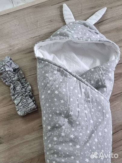 Конверт одеяло на выписку осень