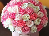 Цветы 101, 51, 35 роз,мыльные розы,пионы,букет роз