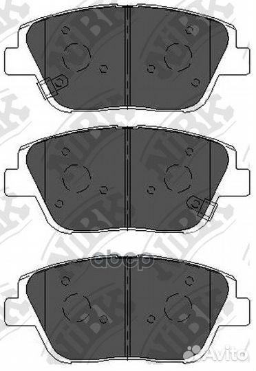 Колодки тормозные дисковые перед 1,713 PN05