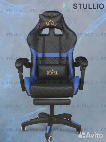 Компьютерное игровое кресло геймерское с массажем