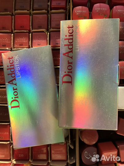 Губная прмада Блески Диор и Живанши Лоран лаудер