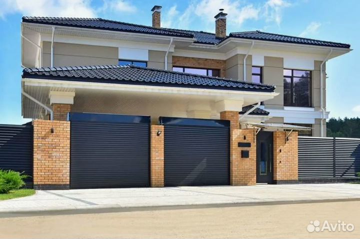 Ворота-жалюзи монтаж 24-72 ч