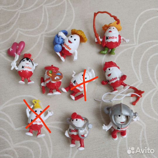 Игрушки из шоколадных яиц 2014-2020 гг