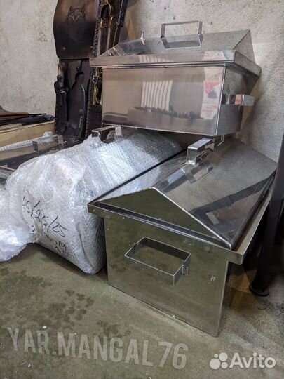 Коптильни с гидрозатвором нержавеющая сталь