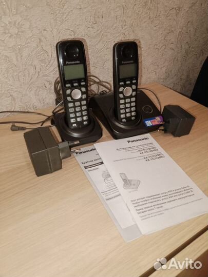 Радиотелефон panasonic 2 трубки