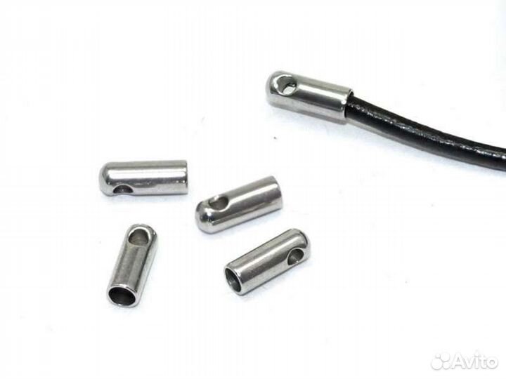 Концевик тросика, диаметр - 2мм, алюминий